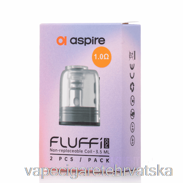 Vape Hrvatska Aspire Fluffi Replacement Pods 1.0ohm Fluffi Pods